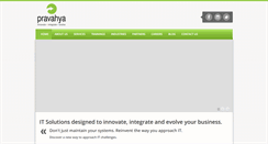Desktop Screenshot of pravahya.com